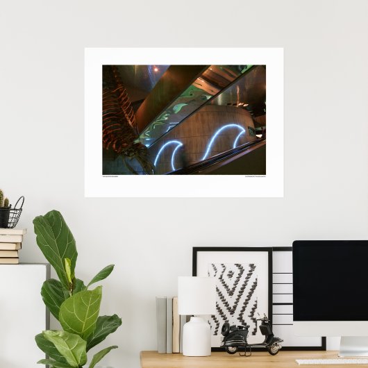 Das Baltimore Aquarium Poster (Heimbüro)