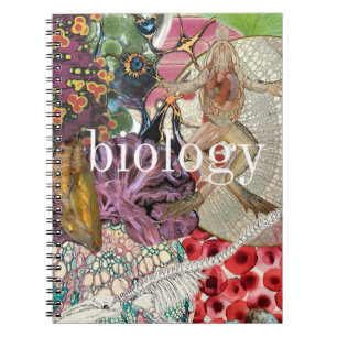Das Band der Biologie: Eine lebendige Collage Notizblock