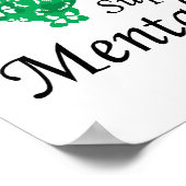 Das Band der psychischen Gesundheit von Schmetterl Poster (Ecke)