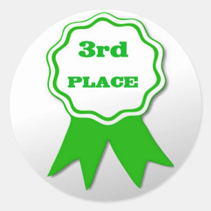 Das Band-Preis-Aufkleber des Lehrers grüne Runder Aufkleber