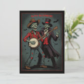 Das Banjo der unaufhörlichen, nichtigen Postkarte (Stehend Vorderseite)