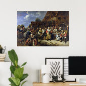 Das Bankett eines Dorfes Poster (Heimbüro)