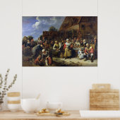 Das Bankett eines Dorfes Poster (Küche)