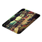 Das Bankett im Pinienwald Magnet (Linke Seite)