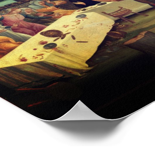 Das Bankett im Pinienwald Poster (Ecke)