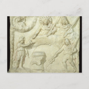 Das Bankett von Mithras und der Sonne Postkarte