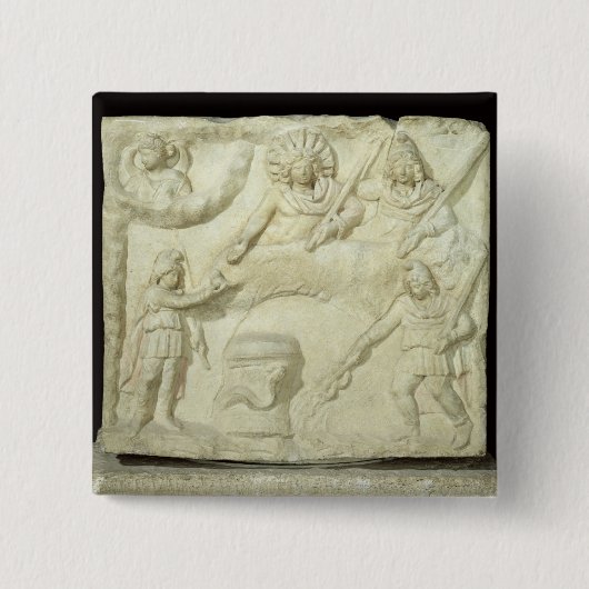 Das Bankett von Mithras und von Sun Button (Vorderseite)