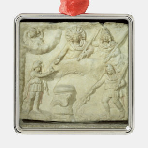 Das Bankett von Mithras und von Sun Ornament Aus Metall