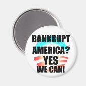 Das bankrotte Amerika? Magnet (Vorderseite/Rückseite)