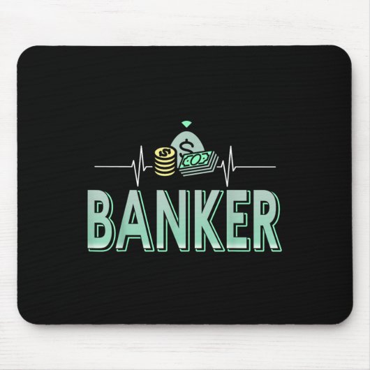 Das Bankwesen treibt mich in Geld, das ist mein He Mousepad (Vorne)