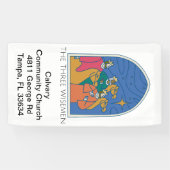 Das Banner der Drei-Wismen-Weihnachtskirche (Horizontal)