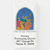Das Banner der Drei-Wismen-Weihnachtskirche (Vertikal)