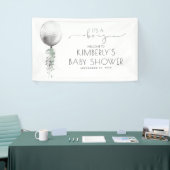Das Banner des jungen Silver Balloon Baby Showers (Messeveranstaltung)