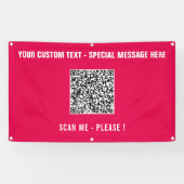 Das Banner für den benutzerdefinierten QR-Party wä (Horizontal)