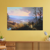 Das Banner und das Tal  Leinwanddruck (Insitu (Wohnzimmer))