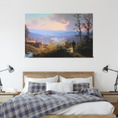 Das Banner und das Tal  Leinwanddruck (Insitu (Schlafzimmer))