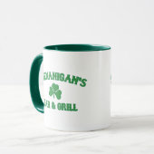 Das Bar des Shenanigans u. Grill-Tasse Tasse (Vorderseite Links)