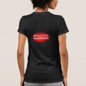 Das Bar-Fliege der Frauen T-Shirt (Rückseite)
