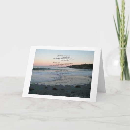 "Das Bar kreuzend " Karte (Vorderseite)