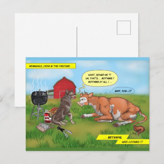 Das Barbecue Verratyal! - Postkarte (Vorne/Hinten)