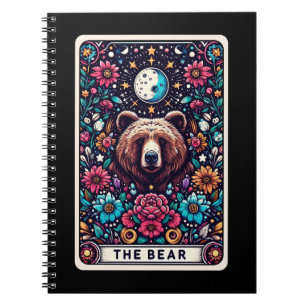 Das Bären-Spirit-Tarotkarten-Notizbuch Notizblock