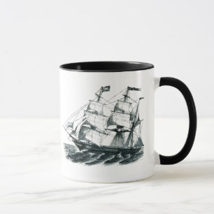 Das Bark "Florida" Segelschiff-Lesezeichen Tasse