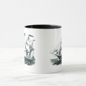 Das Barken-"Florida" Segeln-Schiffs-Lesezeichen Tasse (Zentrum)