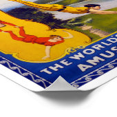 Das Barnum & Bailey 1896 Vintage Poster wiederherg (Ecke)