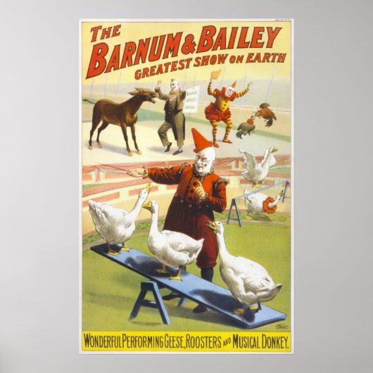 Das Barnum & Bailey Circus Poster (Vorne)