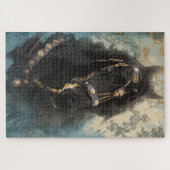 Das Barock Friesian Horse - Puzzle (Horizontal)