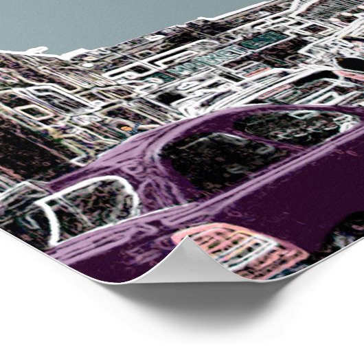 Das Barras Glasgow Poster Print (Ecke)