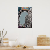 Das Barras Glasgow Poster Print (Küche)