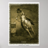 Das Barrel Racer Poster (Vorne)