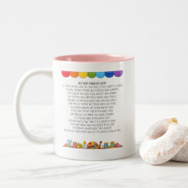 Das Bastler-Hort-Hymne - lustiges Bastler-Geschenk Zweifarbige Tasse