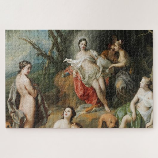Das Bath Girls Old Masters Malerei Puzzle (Horizontal)