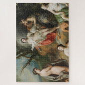 Das Bath Girls Old Masters Malerei Puzzle (Vertikal)
