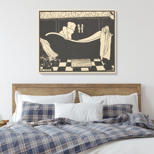 Das Bath Le Bain Leinwanddruck (Insitu (Schlafzimmer))