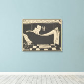 Das Bath Le Bain Leinwanddruck (Insitu (Holzboden))