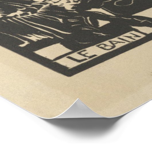 Das Bath Le Bain Poster (Ecke)