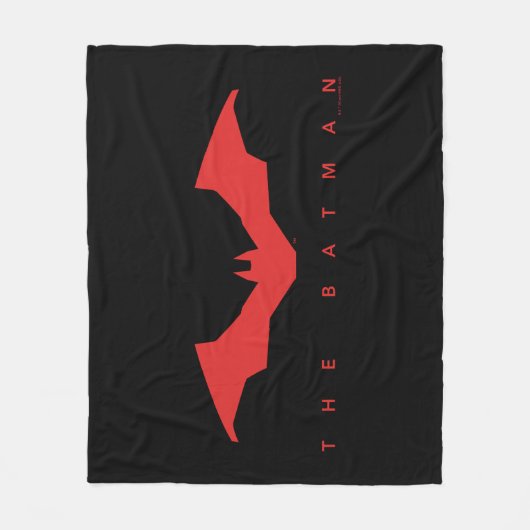 Das Batman-Bat-Logo Fleecedecke (Vorderseite)