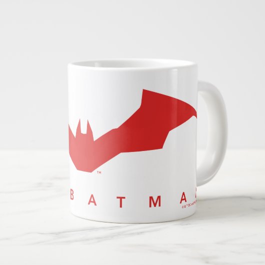 Das Batman-Bat-Logo Jumbo-Tasse (Vorderseite Rechts)