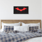 Das Batman-Bat-Logo Leinwanddruck (Insitu (Schlafzimmer))