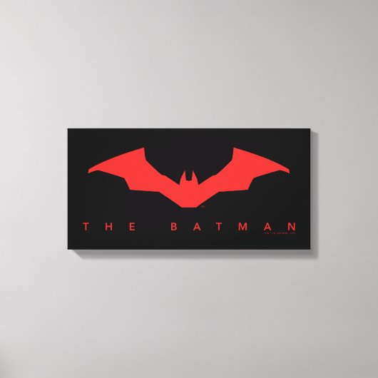 Das Batman-Bat-Logo Leinwanddruck (Vorderseite)
