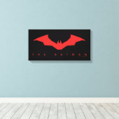 Das Batman-Bat-Logo Leinwanddruck (Insitu (Holzboden))