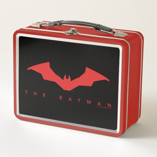 Das Batman-Bat-Logo Metall Brotdose (Vorderseite)
