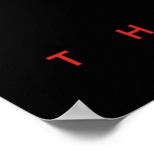 Das Batman-Bat-Logo Poster (Ecke)