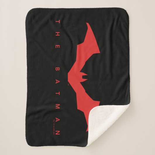 Das Batman-Bat-Logo Sherpadecke (Vorderseite)