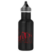 Das Batman Bat Overlaid-Logo Edelstahlflasche (Rechts)