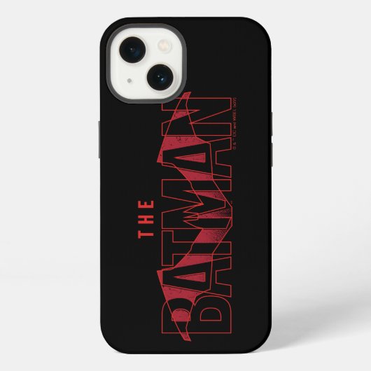 Das Batman Bat Overlaid-Logo iPhone Hülle (Rückseite)