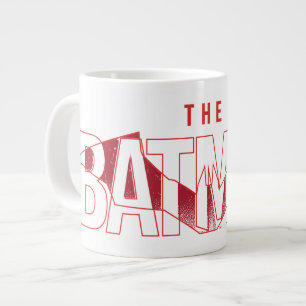 Das Batman Bat Overlaid-Logo Jumbo-Tasse